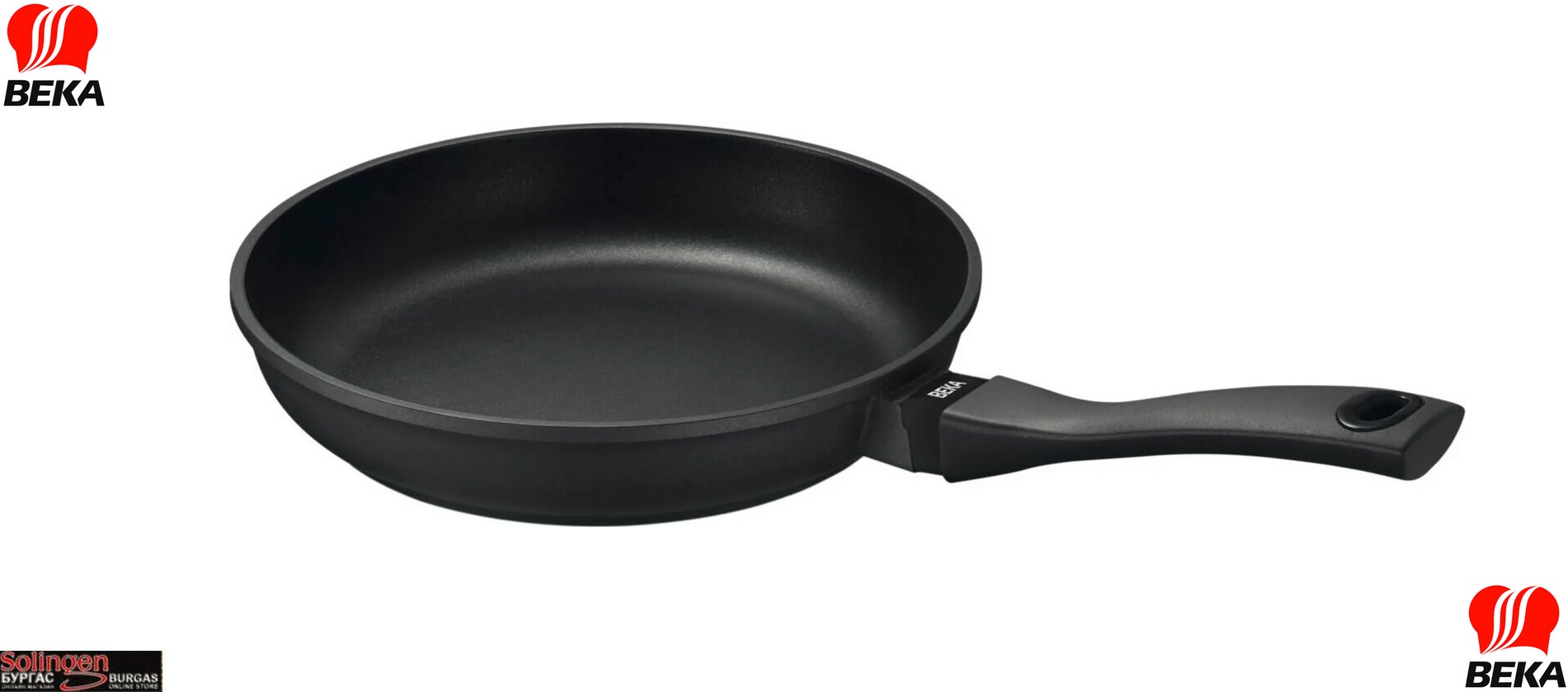 BEKA Energy non-stick frying pan 28 x 5.5 cm, Висококачествен тиган, изработен от лят алуминий, подходящ за готвене и пържене на всички видове готварски печки, размер: 28 x 5 cм, BEKA "Energy"